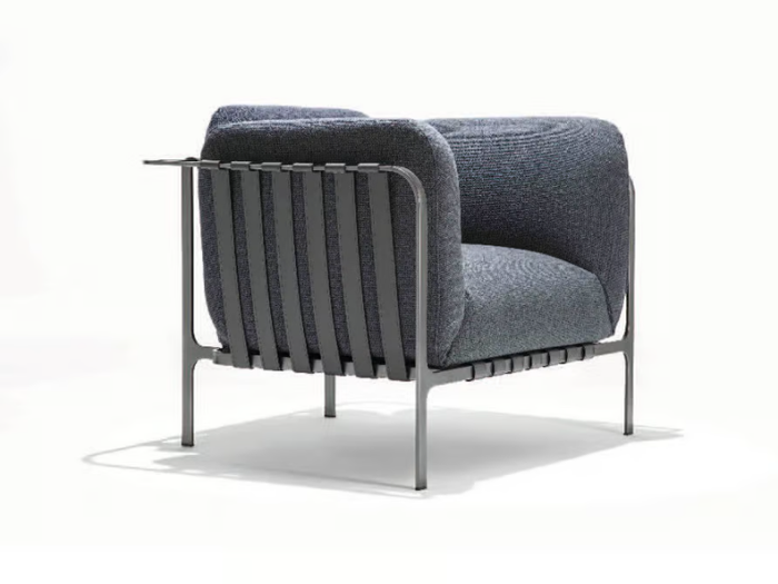 SYDNEY - Fabric armchair with armrests _ ENRICO PELLIZZONI